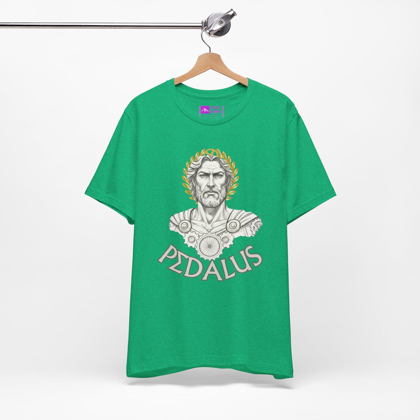 Green | 'Pedalus Roman Warrior' Vintage Gladiator Graphic Tee