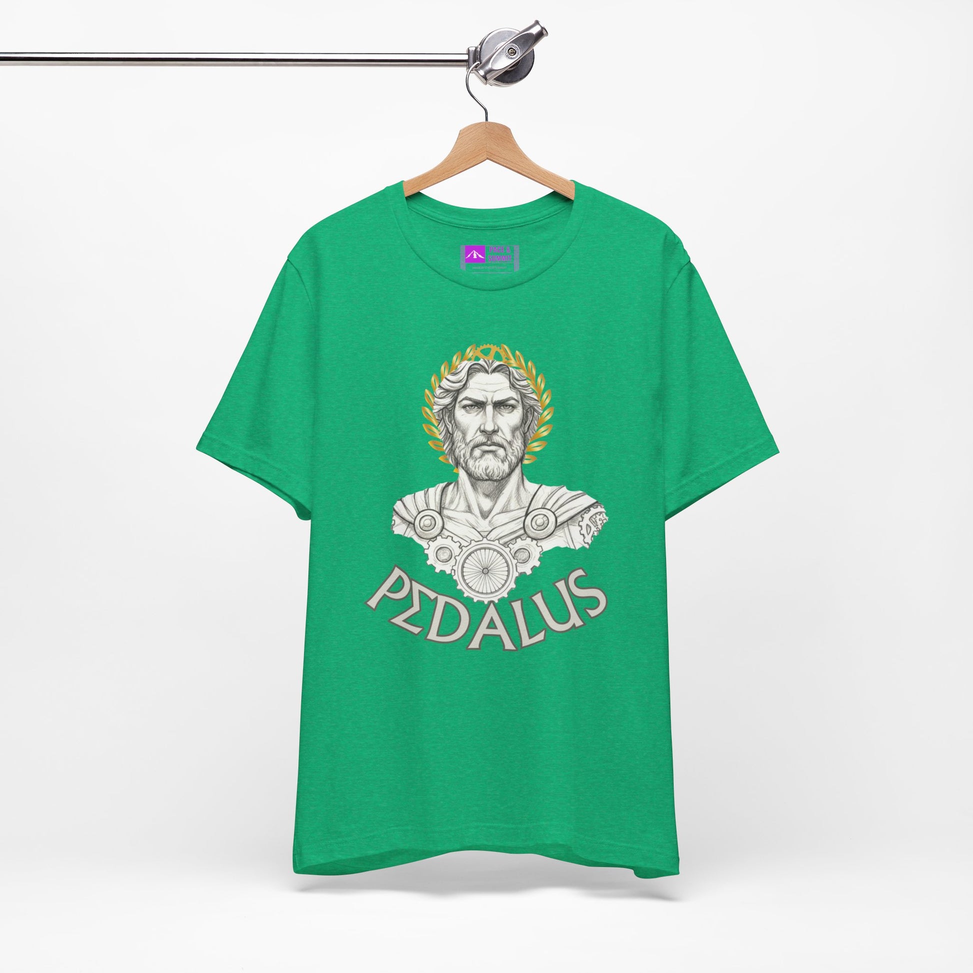 Green | 'Pedalus Roman Warrior' Vintage Gladiator Graphic Tee