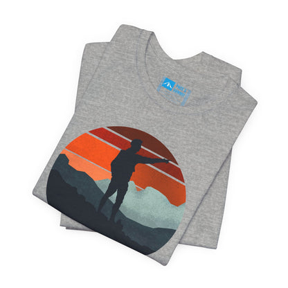 Gray | 'Break On Through' Vintage Peak Streetwear Tee