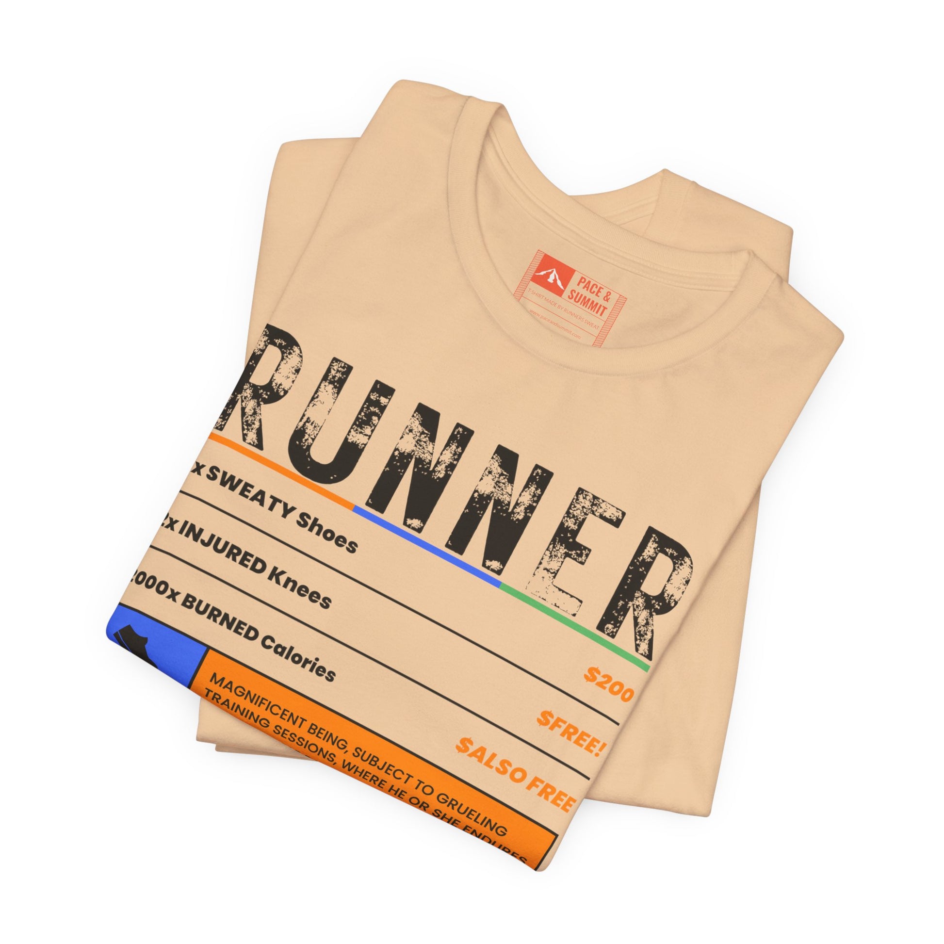 Sand | 'A Price To Pay' Ironic Running Fashion Tee