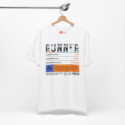 White | 'A Price To Pay' Ironic Running Fashion Tee