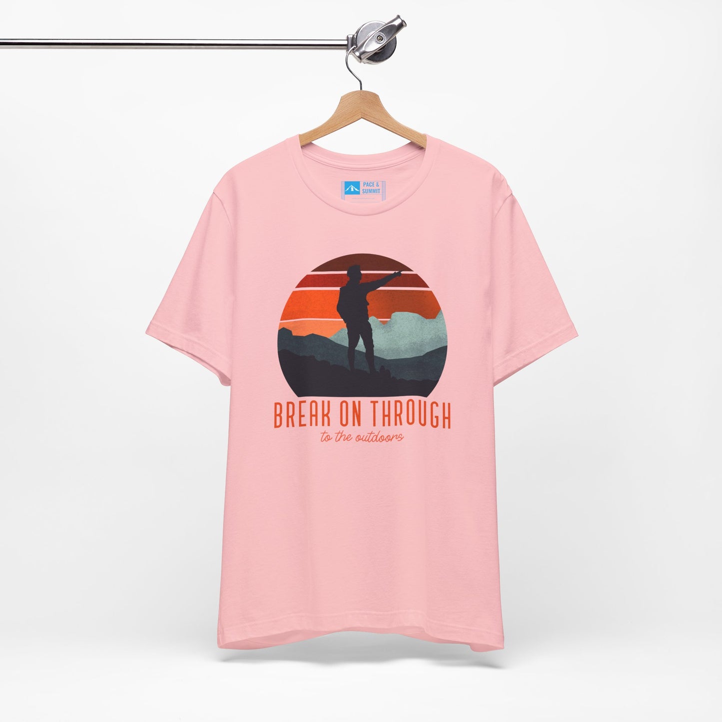 Pink | 'Break On Through' Vintage Peak Streetwear Tee