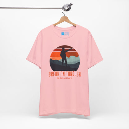 Pink | 'Break On Through' Vintage Peak Streetwear Tee