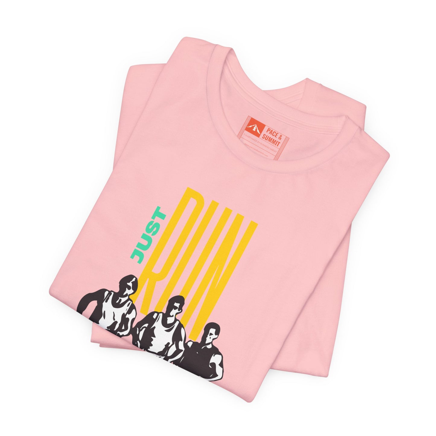 'Just Run' Retro Runners Track Graphic Tee