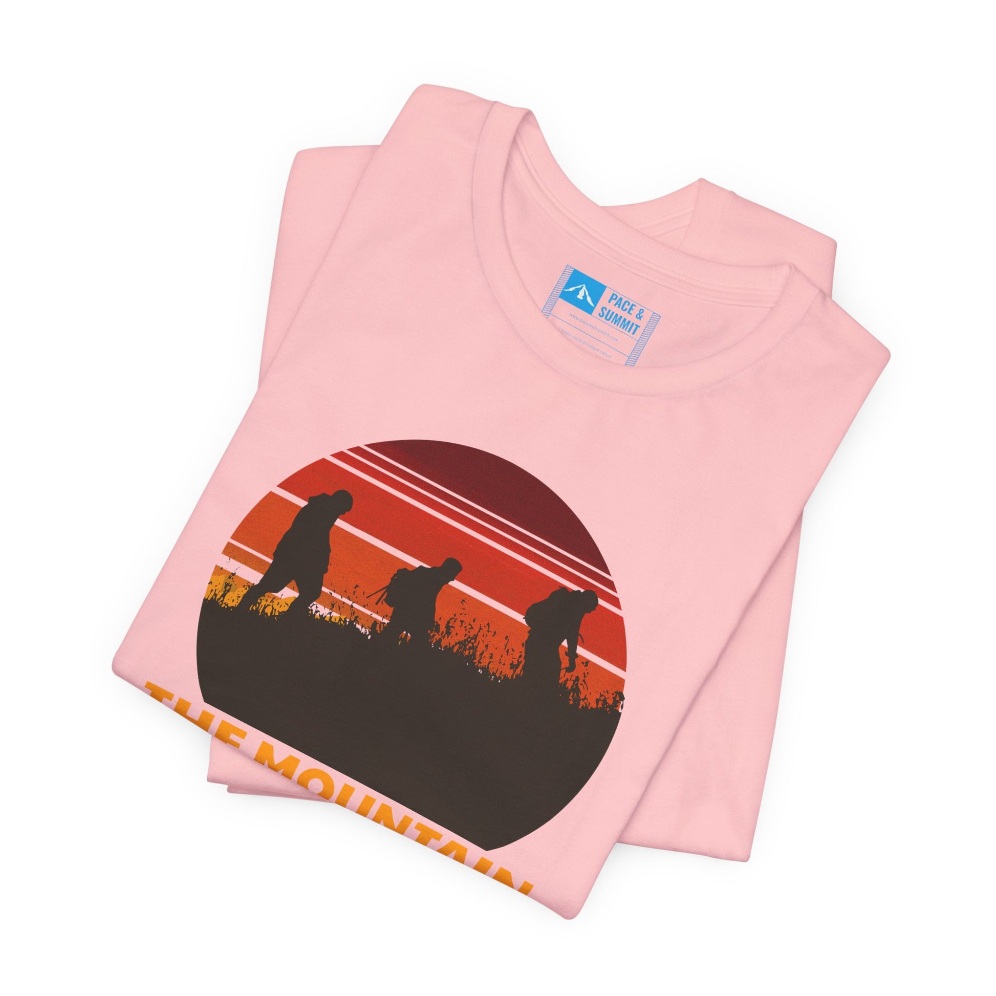 Pink | 'The Mountain Is My Therapy' Hiking Tee