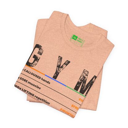 Heather Peach | 'A Price To Pay' Gym Culture Aesthetic Fashion Tee