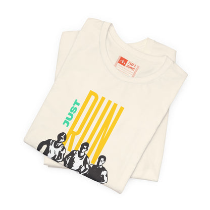 'Just Run' Retro Runners Track Graphic Tee