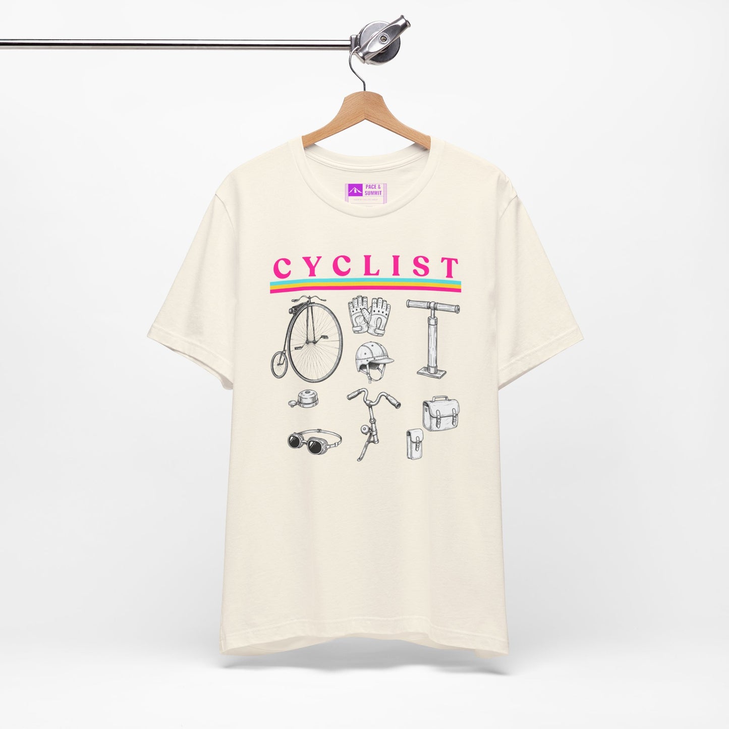 Natural | 'Vintage Parts' Mechanical Cycling Graphic Tee
