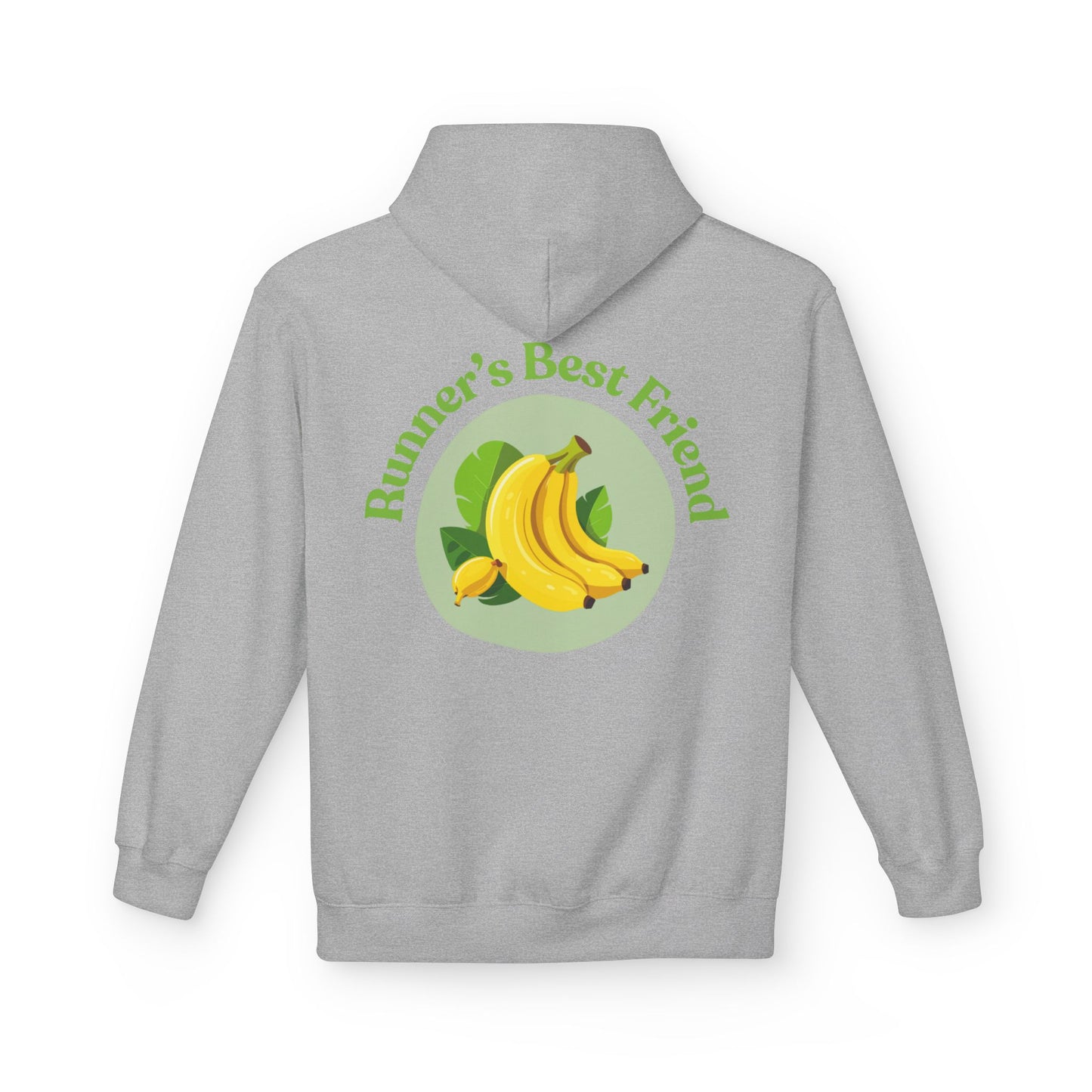 Silver | 'Runner's Best Friend' Banana Graphic Hoodie