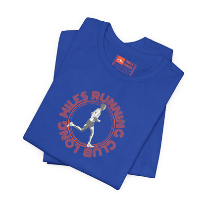 'Long Miles Running Club' Graphic Tee - Retro Runner T-Shirt & Vintage Athletic Wear