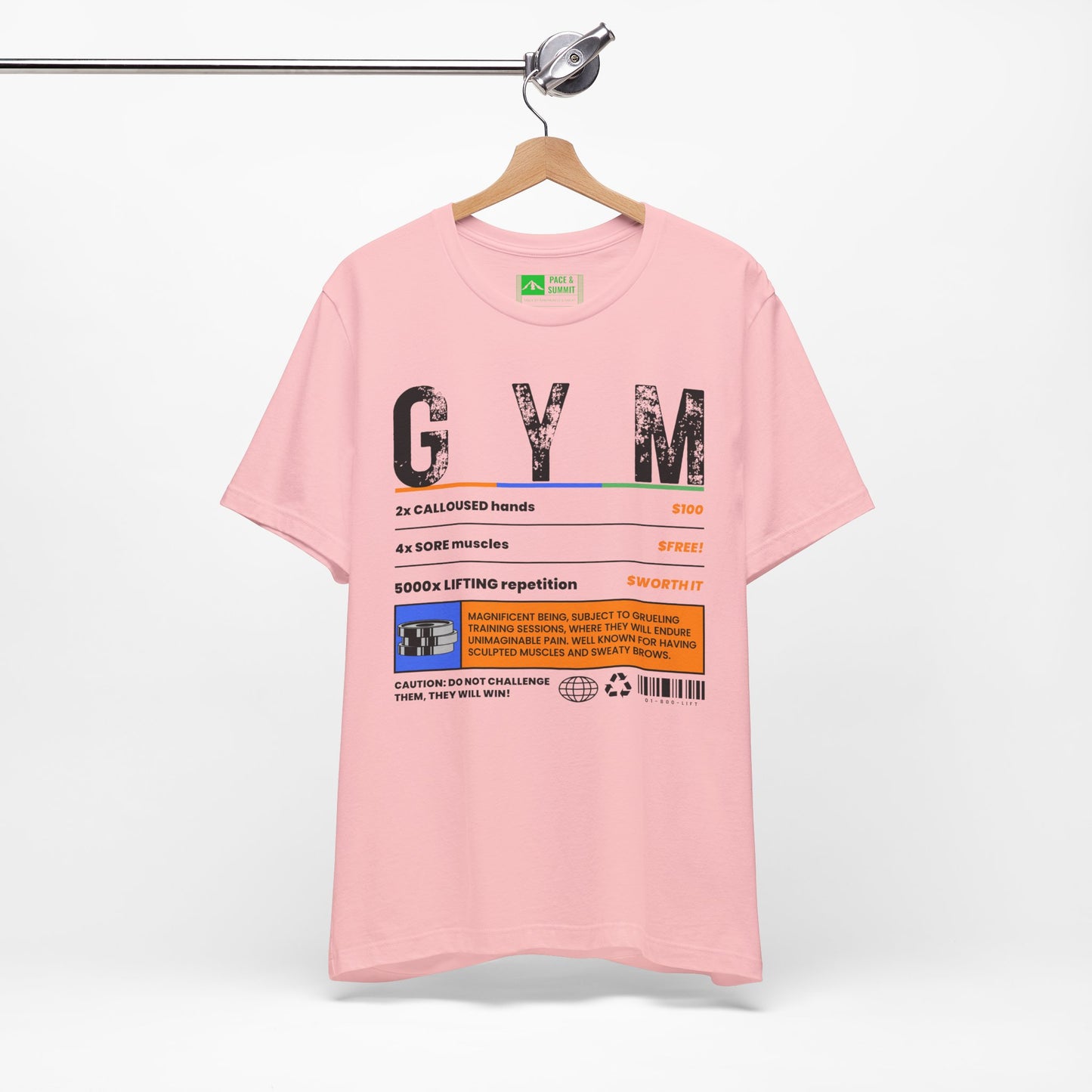 Pink | 'A Price To Pay' Gym Culture Aesthetic Fashion Tee