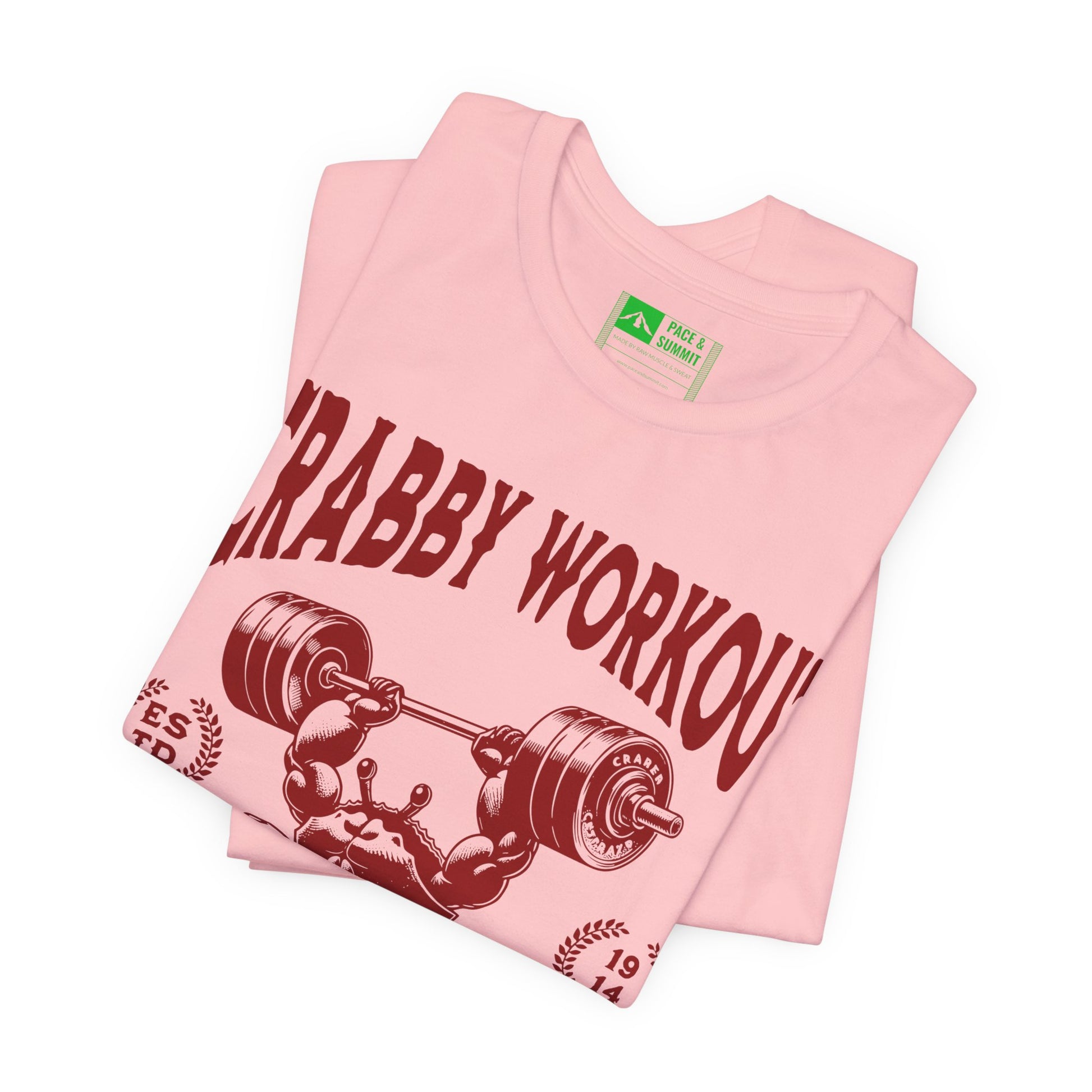Pink | 'Hard Shell' Ironic Gym Culture Fashion Tee
