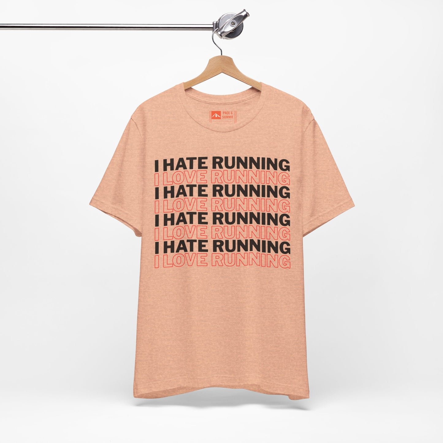Heather Peach | 'I Hate Running / I Love Running' Humor Graphic Tee
