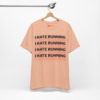Heather Peach | 'I Hate Running / I Love Running' Humor Graphic Tee