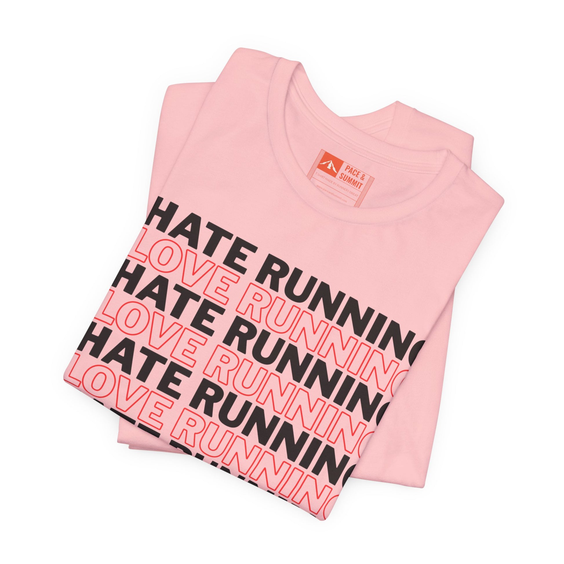 Pink | 'I Hate Running / I Love Running' Humor Graphic Tee