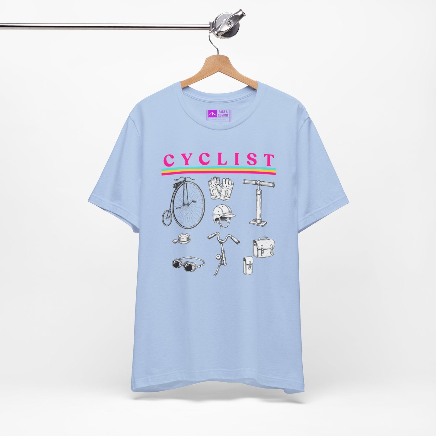 Tropical Blue | 'Vintage Parts' Mechanical Cycling Graphic Tee