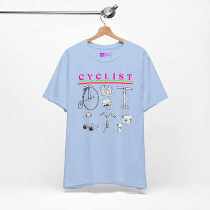 Tropical Blue | 'Vintage Parts' Mechanical Cycling Graphic Tee