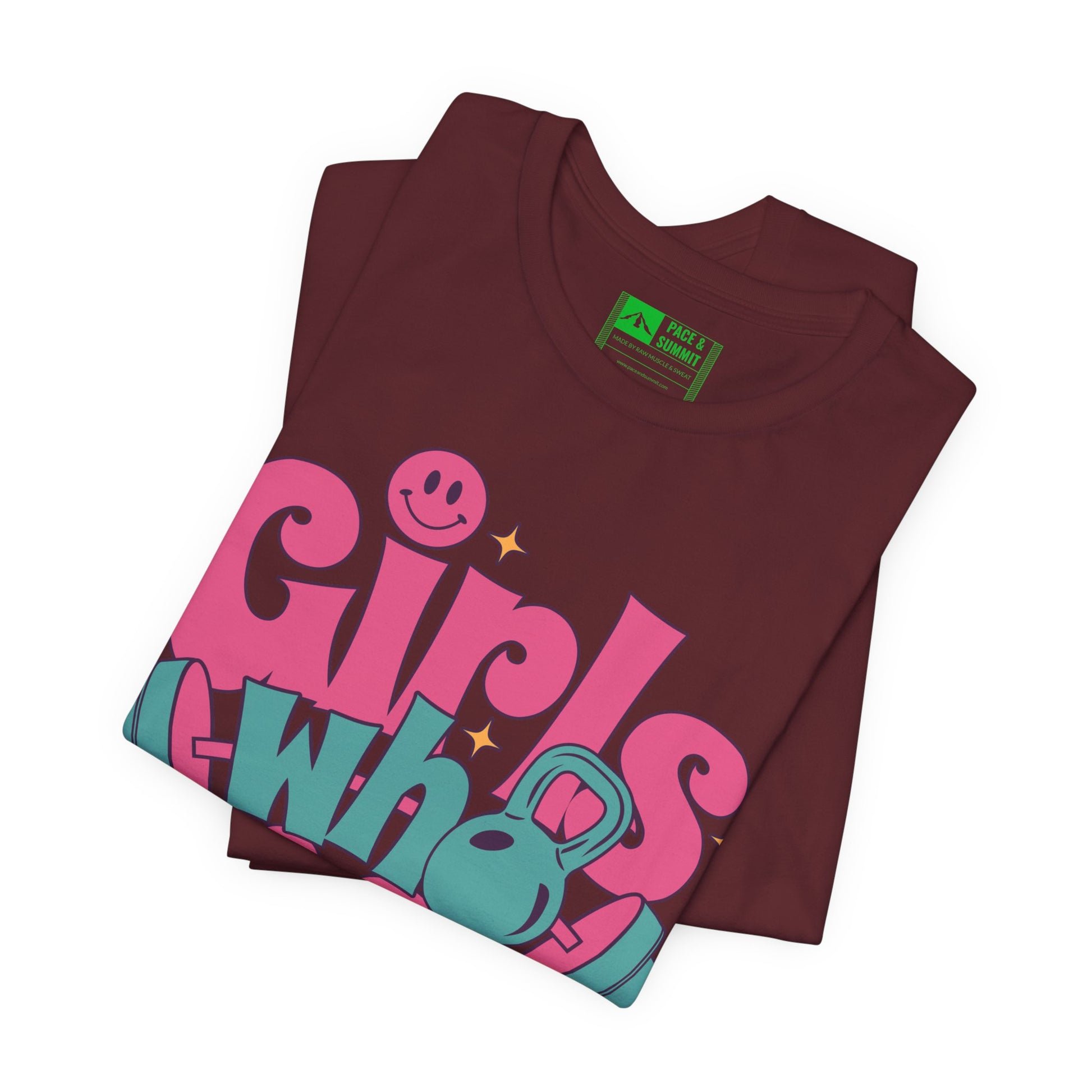 Maroon | 'Change The Game' Women's Weightlifting Statement Tee