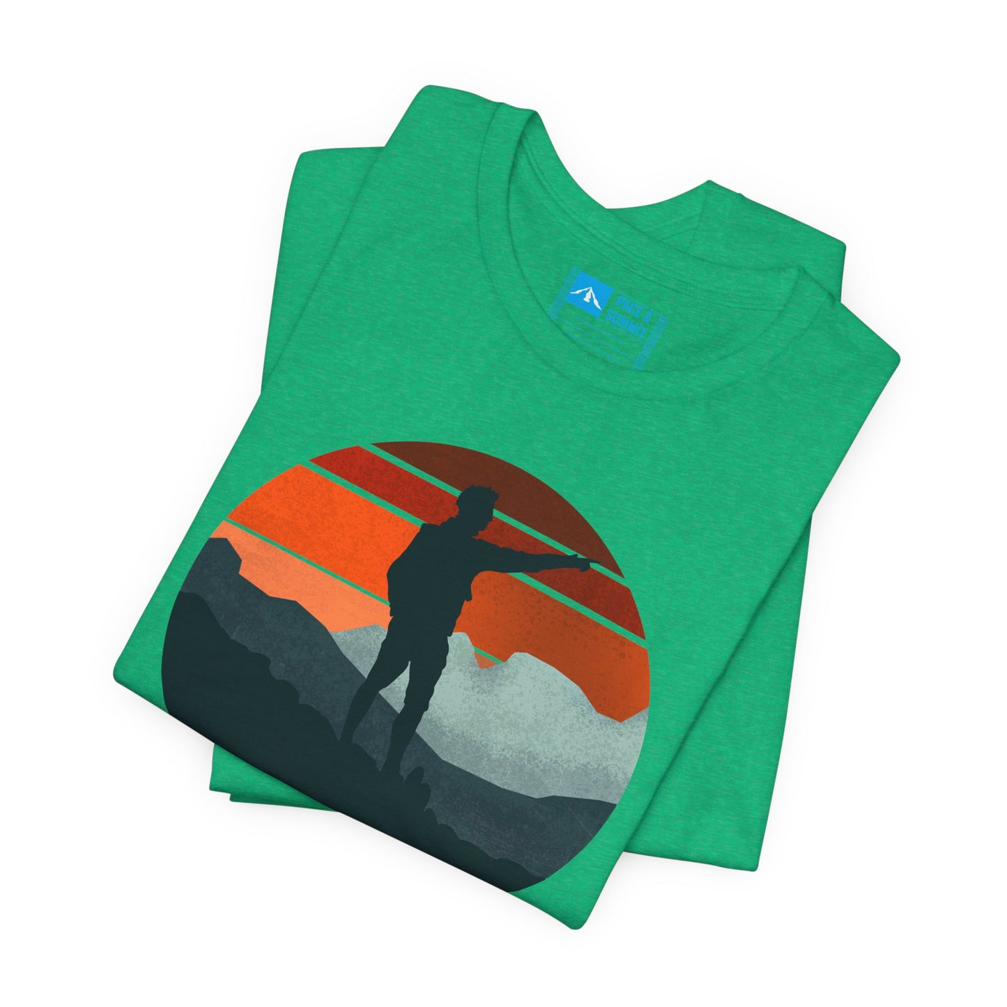 Green | 'Break On Through' Vintage Peak Streetwear Tee