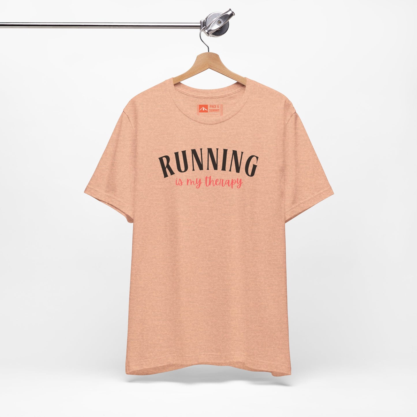'Running Is My Therapy' Tee - Funny Runner Graphic Shirt & Jogging Gift