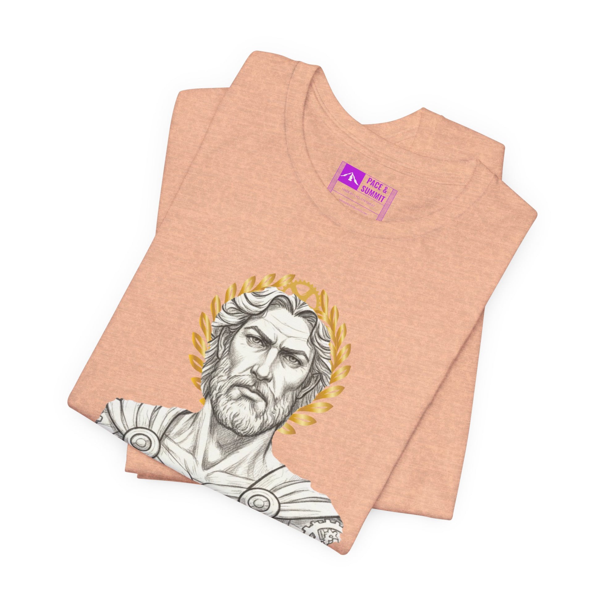 Heather Peach | 'Pedalus Roman Warrior' Vintage Gladiator Graphic Tee