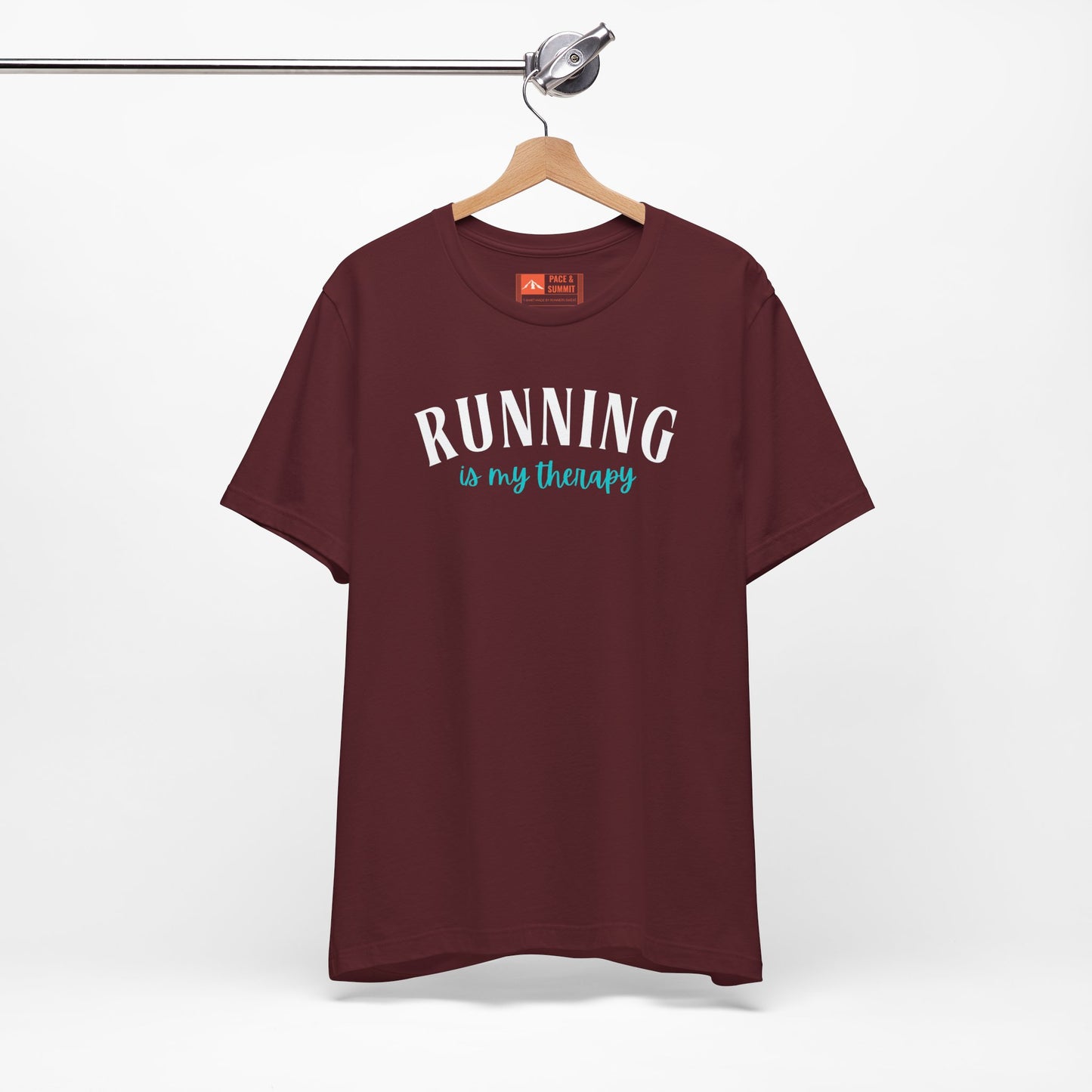 'Running Is My Therapy' Tee - Funny Runner Graphic Shirt & Jogging Gift