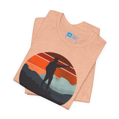 Heather Peach | 'Break On Through' Vintage Peak Streetwear Tee