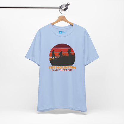 Tropical Blue | 'The Mountain Is My Therapy' Hiking Tee