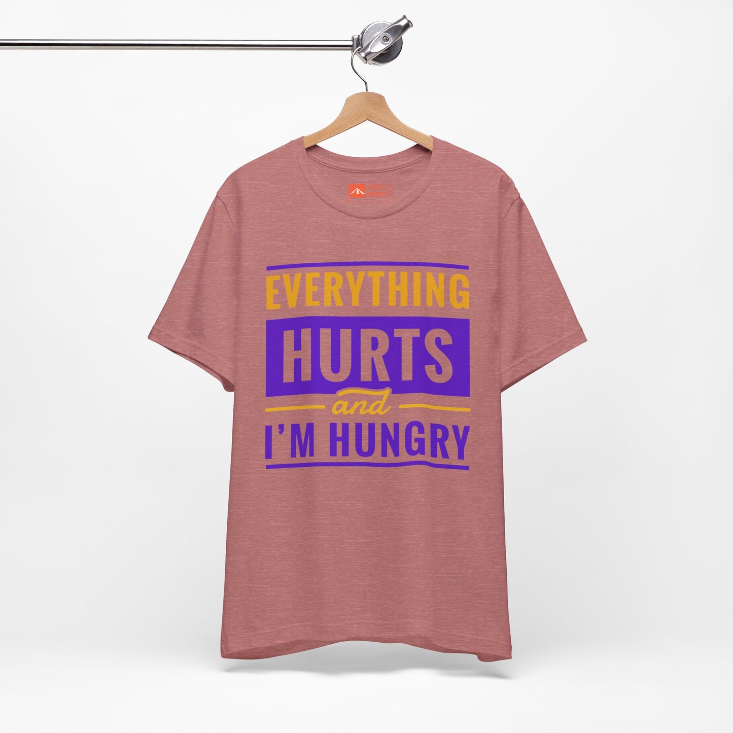 Rose Gold | 'Everything Hurts' Ironic Statement Fashion Tee
