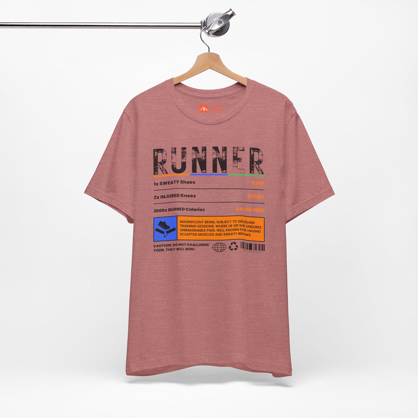 Rose Gold | 'A Price To Pay' Ironic Running Fashion Tee