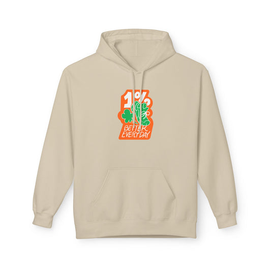 Sand | '1% Better' Ironic Performance Lifestyle Hoodie