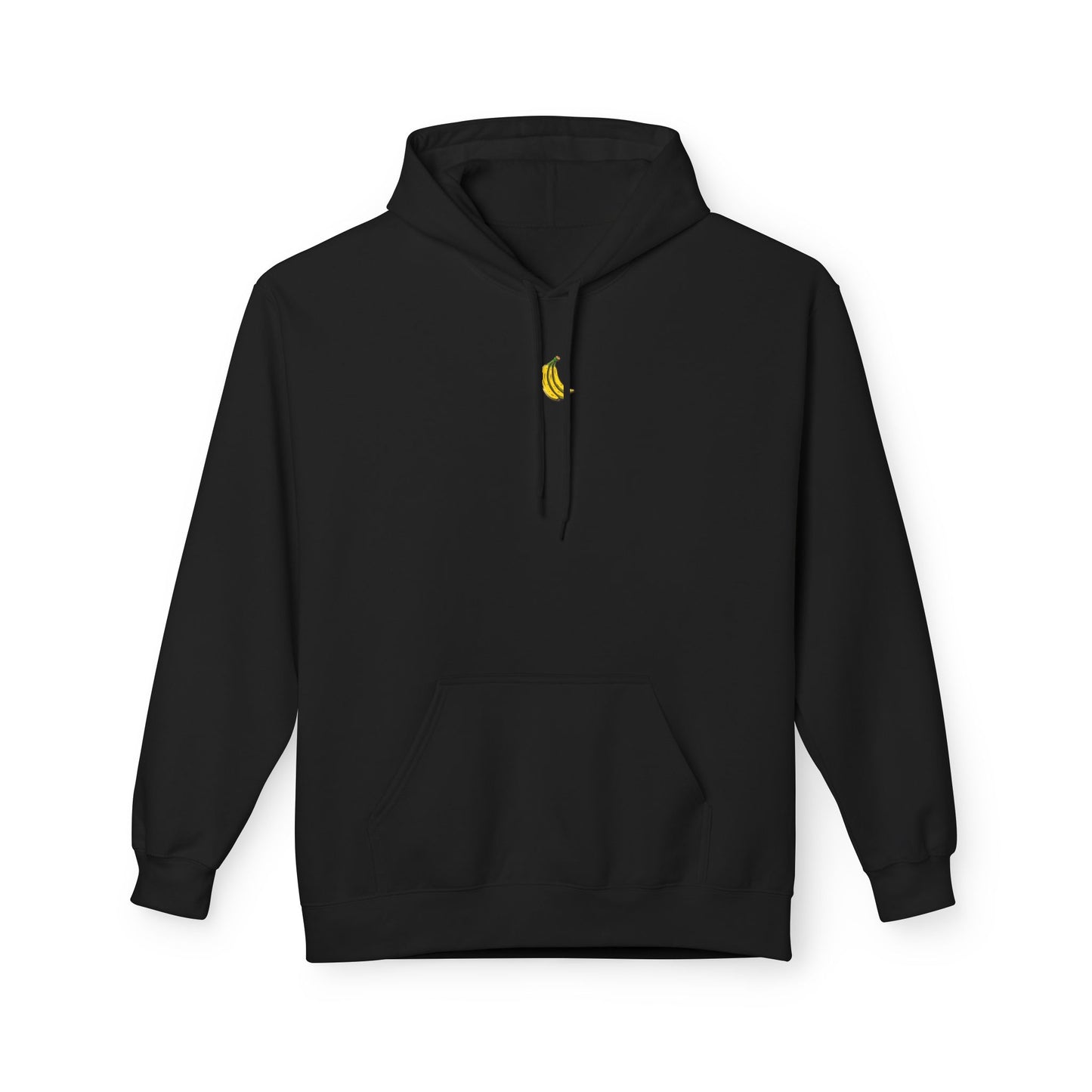 Black | 'Runner's Best Friend' Banana Graphic Hoodie