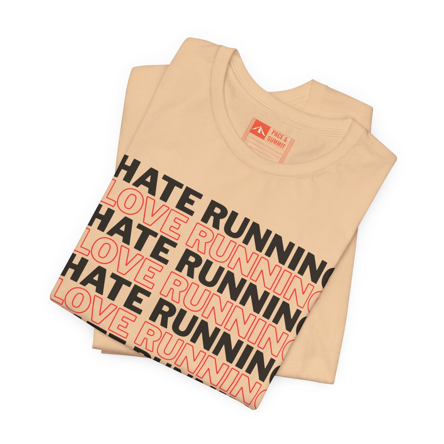 Sand | 'I Hate Running / I Love Running' Humor Graphic Tee