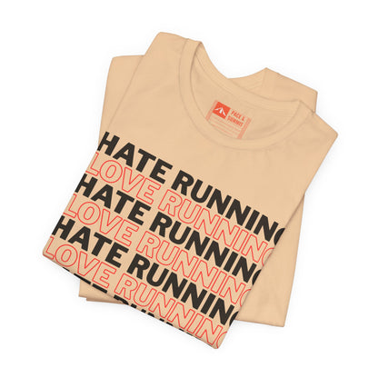 Sand | 'I Hate Running / I Love Running' Humor Graphic Tee