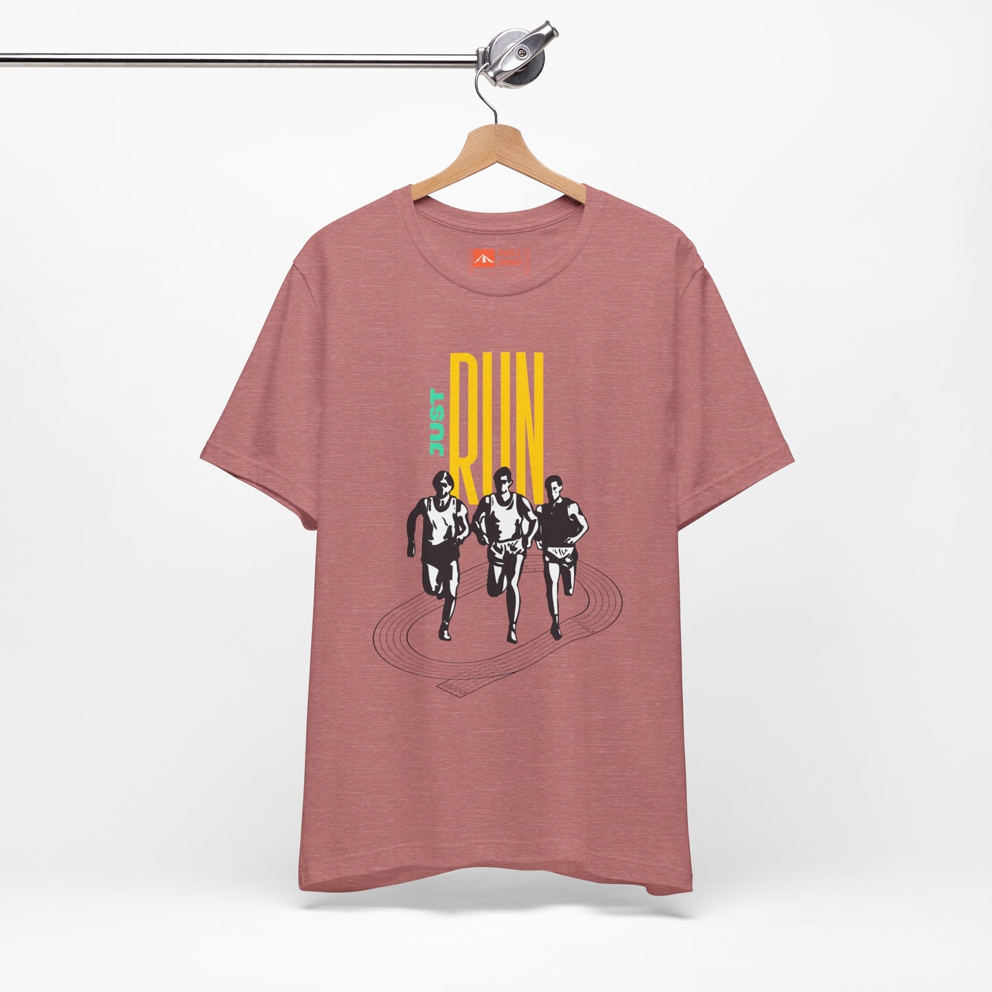 'Just Run' Retro Runners Track Graphic Tee