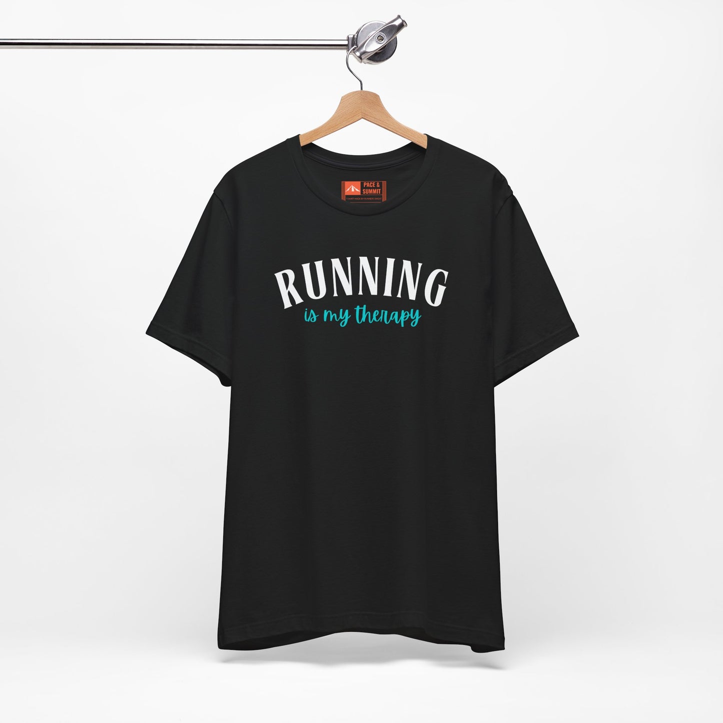 'Running Is My Therapy' Tee - Funny Runner Graphic Shirt & Jogging Gift
