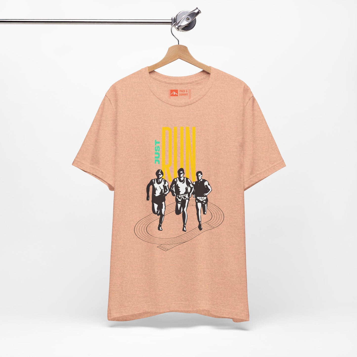 'Just Run' Retro Runners Track Graphic Tee