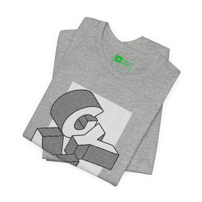 Gray | 'Go Heavy' 3D Block Gym Culture Tee