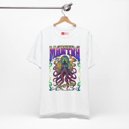 White | 'Mantra Octopus' Psychedelic Spiritual Graphic Tee