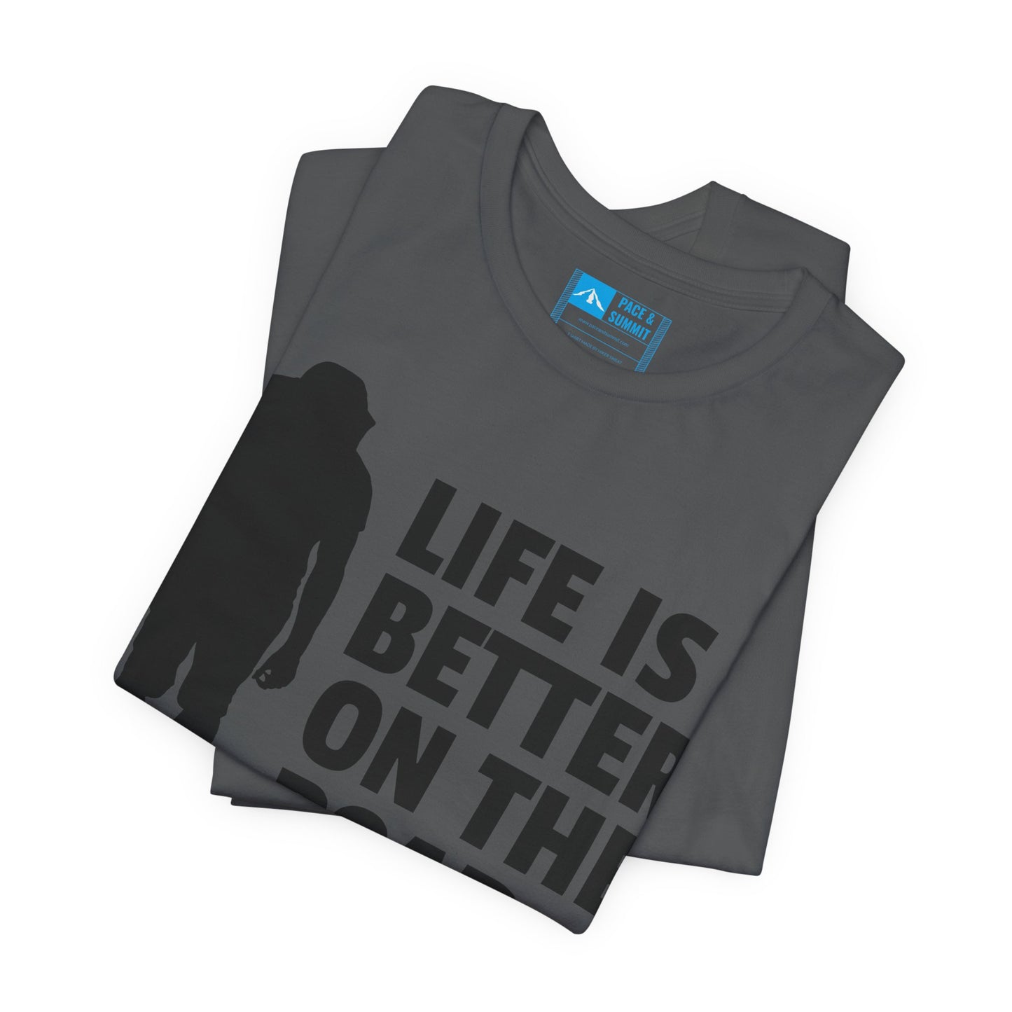 Charcoal | 'Life Is Better On The Road' Adventure Travel Graphic Tee