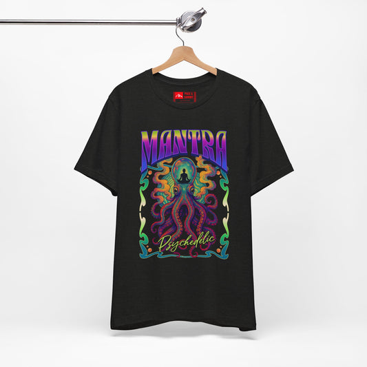 Black | 'Mantra Octopus' Psychedelic Spiritual Graphic Tee