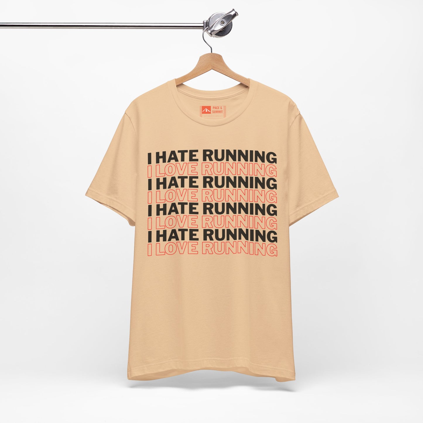 Sand | 'I Hate Running / I Love Running' Humor Graphic Tee