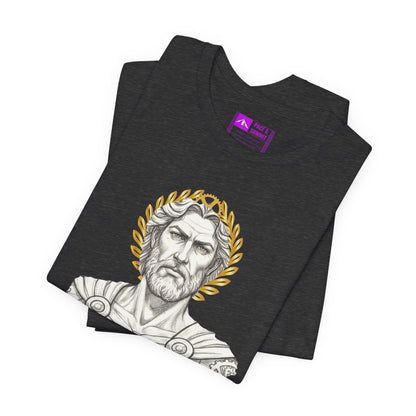Black | 'Pedalus Roman Warrior' Vintage Gladiator Graphic Tee