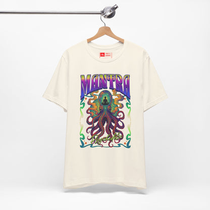 Natural | 'Mantra Octopus' Psychedelic Spiritual Graphic Tee