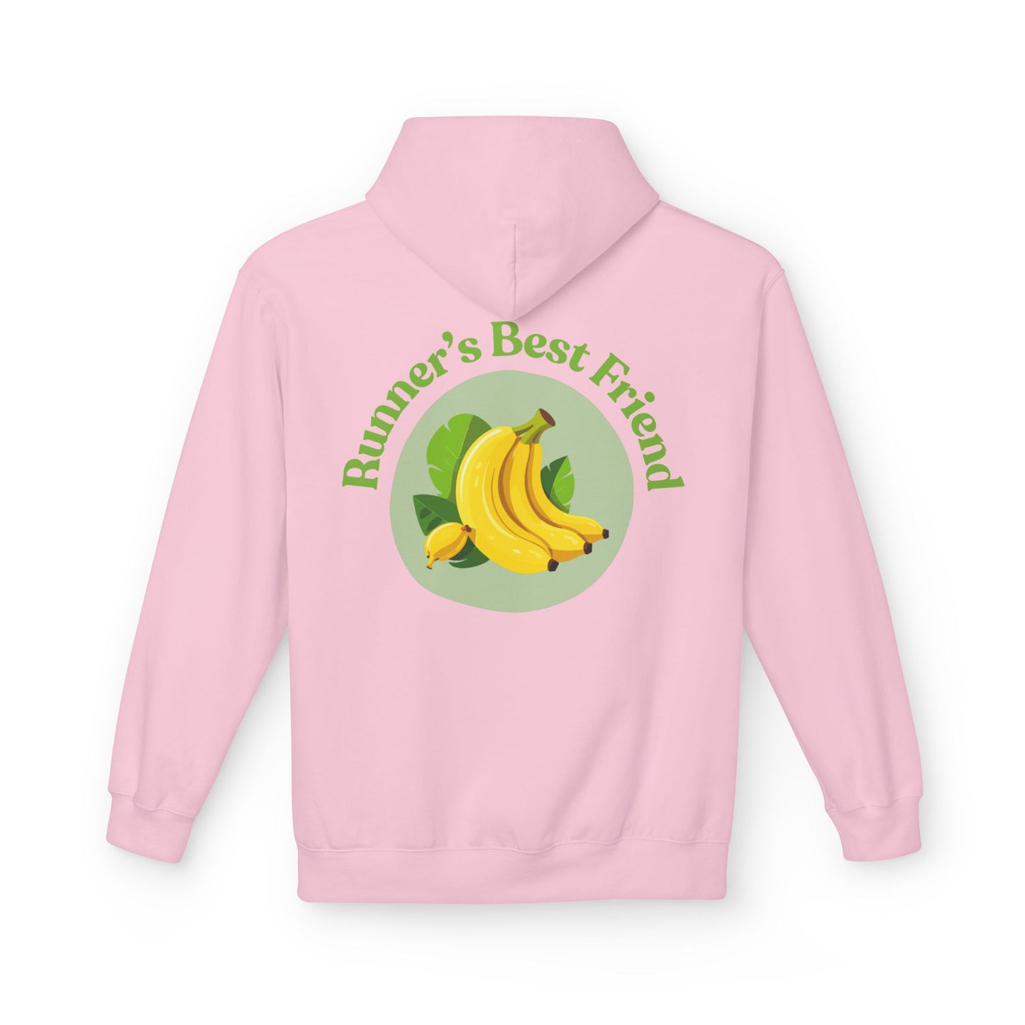 Pink | 'Runner's Best Friend' Banana Graphic Hoodie